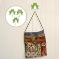 thumbnail image 2 of Masteelf Adorable Frog Shaped Wall Hooks for Home Decoration and Organization Made of Iron Green 3pcs, 2 of 8