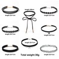 thumbnail image 2 of Necklaces Black Velvet Choker Set Classic Gothic Tattoo Lace Chokers,, 2 of 7
