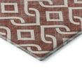 thumbnail image 4 of Addison Rugs Mayfield Washable Transitional Geometric Burgundy Runner Rug, 2'3" x 7'6", 4 of 5