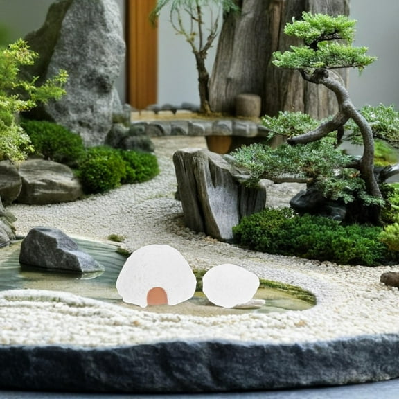 Worgeous 10 Pcs Landscape Miniature House And Snow Scene Resin Figurines For Fairy Gardens Home Decor Bookshelves And Desks Cute And Detailed Arctic Decorations