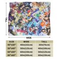 thumbnail image 3 of Fairy Tail Bed Blanket Air Conditioner Quilt Ultra Soft Flannel Blanket All Season Fuzzy Blanket Reversible Fluffy Plush Blanket 60"X50", 3 of 8