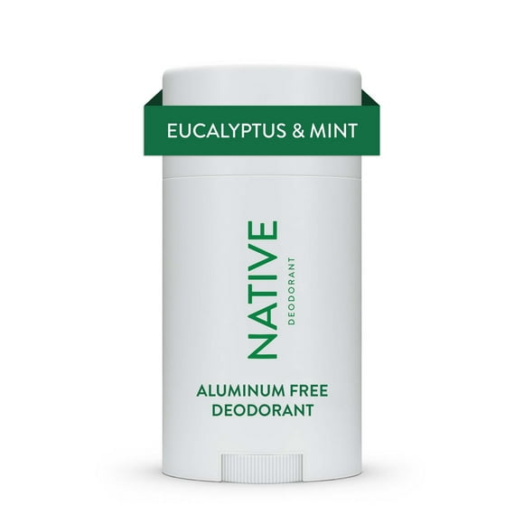 Native Natural Deodorant, Eucalyptus & Mint, Aluminum Free, 75 g