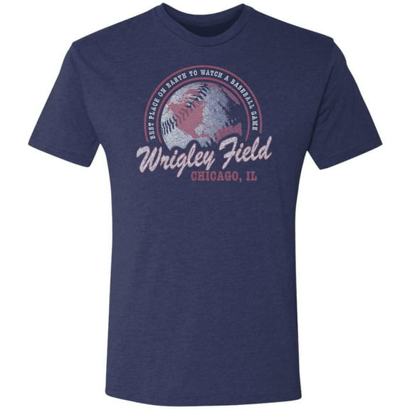 Wrigley Field is the Best Place on Earth Tri-Blend Tee