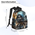 thumbnail image 2 of Gaeub Cute Skeletons Figurines Casual Laptop Backpack,Backpack for Boys and Girls Backpack for School, Travel, Business, 2 of 6