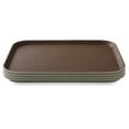 thumbnail image 4 of Jubilee 10" x 14" Restaurant Serving Trays (Set of 4), Brown - NSF Rectangular Food Service Trays, 4 of 7