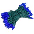 thumbnail image 2 of ‎‎‎Novelty Lights 50FT 100 LED C6 LED Christmas String Lights, Outdoor Christmas Tree Commercial Grade LED String Lights, Permanent Christmas Lights Outdoor Tree Decorations Outdoor (Blue), 2 of 6