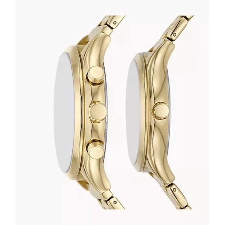 Fenmore Multifunction Gold-Tone Stainless Steel Watch Set