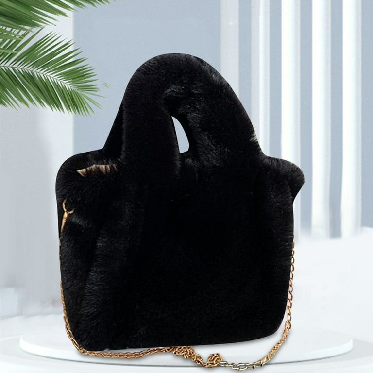 Ladies Trendy Teddy Fleece Plush The Tote Bag Women Luxury Designer Mini  Fluffy Handbag Winter Fashion Furry Purse - Top-handle Bags - AliExpress