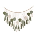 thumbnail image 3 of Tapiz colgante de pared de macramé, tapiz tejido, tapiz moderno con borlas de hojas, decoración de pared Bohemia para el hogar, sala de estar,, 3 of 9