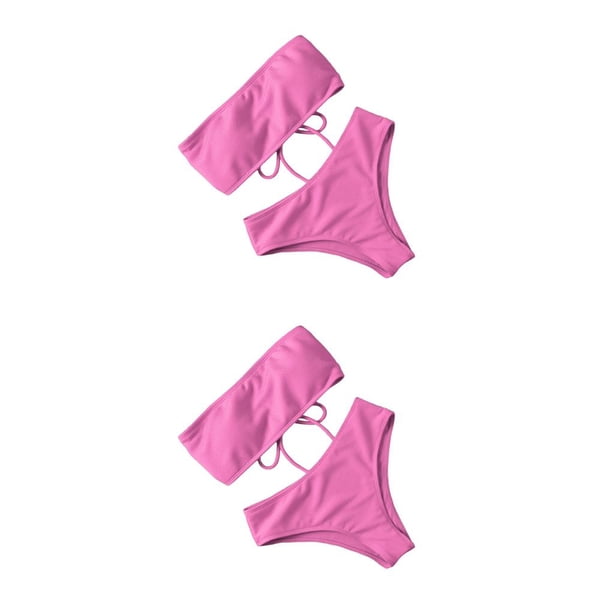 Sonducket Traje de baño dividido para mujer, traje de baño de verano con relleno, conjunto de traje de baño ajustable para vacaciones en la playa, traje Type1 NO1 Sonducket CBP229133
