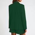thumbnail image 4 of Timegard Blazer Jackets for Women Open Front Long Sleeve Button Work Office Casual Suit Jacket with Pockets, 4 of 4