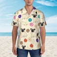 thumbnail image 3 of Cactus Mens Hawaiian Shirt Short Sleeve Casual Button Up Tropical Summer Beach Shirt, 3 of 9