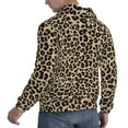 thumbnail image 6 of Rateoe Leopard Print-1 Pattern Mens Hoodie, Pullover Hooded Sweatshirt, Kangaroo Pocket Hoodie Ideal for Daily Wear, Travel and Home-X-Large, 6 of 7