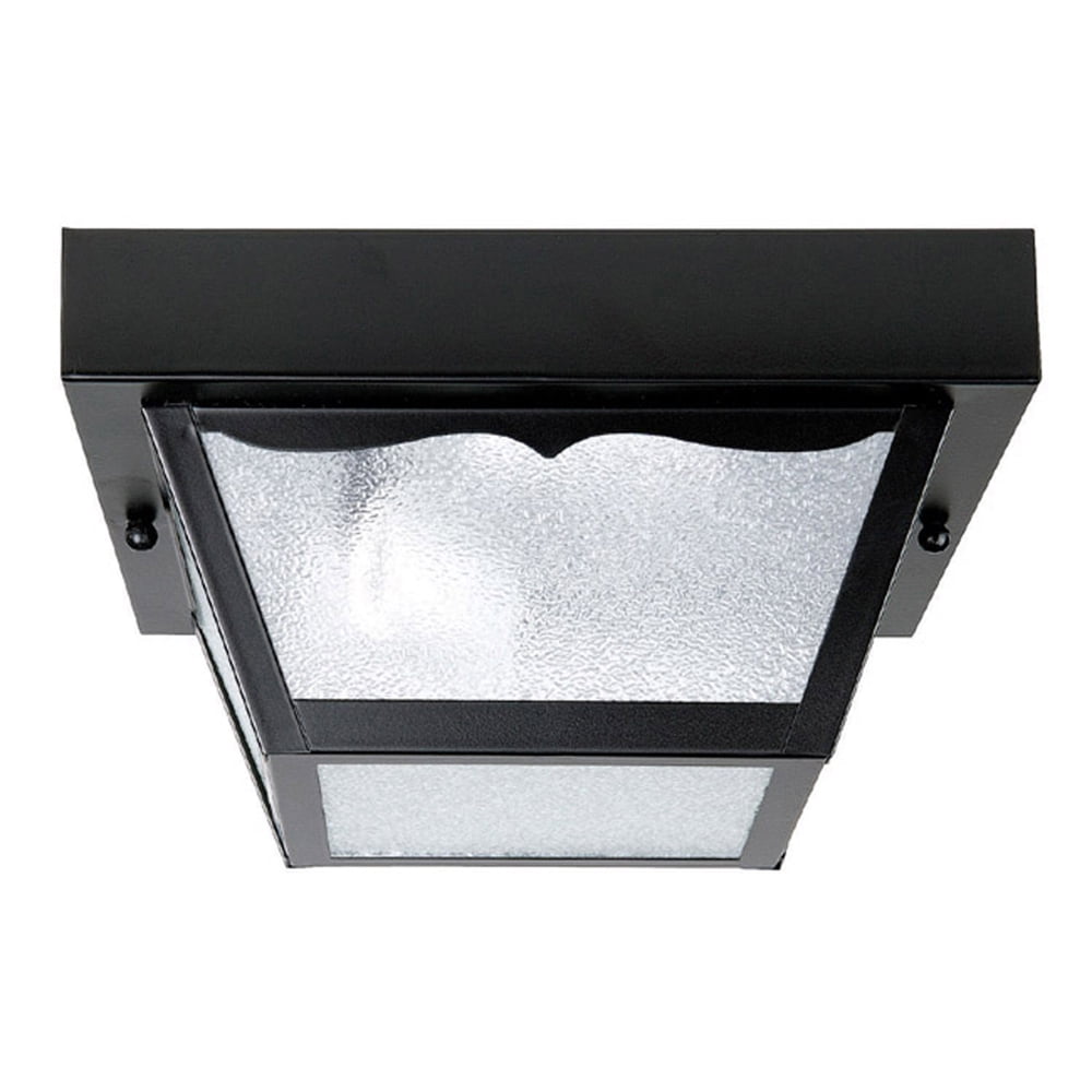 Capital Lighting Black 2 Light Carport Fixture