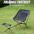 thumbnail image 4 of Footstool for Outdoor Camping BBQ Beach Chair Folding Footrest Fishing Chair Foot Recliner Foot Rest, 4 of 6