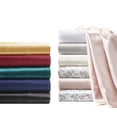 thumbnail image 3 of Madison Park Essentials Printed Satin 2-Piece Modern Fabric Pillowcases in Brown, 3 of 8