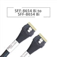 thumbnail image 3 of 4X Cable Adaptador de Tarjeta de Video Externa PCIe 4.0 SlimSAS SFF8654 de Alta Velocidad Serie 8i A 8i 9500 NVMe Disponible de 0,5 M, 3 of 5
