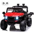 thumbnail image 2 of Telyswee 12V Kids Ride On Car Truck with Parent Remote Control, Spring Suspension, LED Lights, AUX Port, Music, 2 of 6