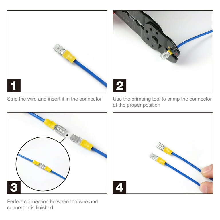 英語セット Ever Start Assorted Automotive Connector Kit 28 Pieces