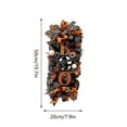thumbnail image 5 of YouLoveIt Halloween Decoration Wreath Pumpkin Boo Wreath for Front Door Halloween Party Hanging Halloween Porch Decor Pumpkins Halloween Wreath Hanging Welcome Wreath, 5 of 8