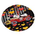thumbnail image 1 of Falda para árbol de Navidad de Mickey Mouse, suave y divertida, decoración navideña navideña de granja de 48", 1 of 4