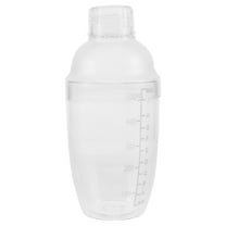 DECOMELODY 1Pack 19.0X5.6X5.6in Transparent Plastic Shaker for Cocktails and Margarita Mixer