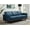 Navy Blue, variant on LeisureMod Chester Modern Faux Sofa in Taupe Leather