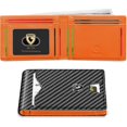 thumbnail image 1 of Wallet GSOIAX Cartera delgada para hombre de piel auténtica con bloqueo RFID, 1 of 8