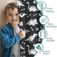 thumbnail image 3 of Blackout Kids Curtains,Dinosaur Silhouette Pattern Childrens Insulated Curtains Set Of 2,Bedroom Essentials,Toddler Room Decor 42"x63", 3 of 5