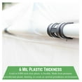 thumbnail image 4 of YOSITiuu - Clear Greenhouse Plastic Sheeting - 6 mil - (16' x 28') - 4 Year UV Resistant Polyethylene Greenhouse Film, Hoop House Green House Cover for Gardening, Farming, Agriculture, 4 of 7