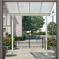 thumbnail image 3 of Palram - Canopia Sierra 8' x 8' Polycarbonate/Aluminum Patio & Door Cover - White, 3 of 11