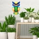 thumbnail image 5 of Decoración de jardín al aire libre Metal Owl Wall Patio art Decoración de césped de valla de patio al aire libre, 5 of 5