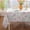 52*70, variant on Spring Floral Rectangle Tablecloth Vintage Flower Tablecloths Water Resistant & Wrinkle Free Polyester Table Cover for Mothers Day Decor, Beige