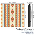 thumbnail image 2 of Boho Design Non-Slip Rubber Game Table Mat 31.5x31.5 Inch Extra Large Mahjong Surface with Quiet Texture for Card Games Board Games and Game Nights, 2 of 7