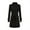 Black, variant on Wyzesi Womens Coats Dressy Casual Plus Size Women Winter Warm Woolen Coat Trench Jacket Belt Overcoat Outwear Hooded Flannel Jacket Women Corduroy Jacket