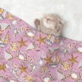 thumbnail image 2 of Naloa Seafood Dog Blanket, 3 Sizes Cat Blanket for Indoor Cats Large Medium Small Dog Gifts-Medium, 2 of 8