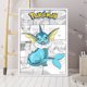 thumbnail image 3 of Posters Anime Peripherals Art Canvas Painting Blastoise Mewtwo Picture Comic Kawaii Mural Decor Gifts for Baby Girl Room, 3 of 5