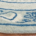 thumbnail image 3 of SAFAVIEH Antiquity Tiarnan Oriental Wool Area Rug, Light Blue/Ivory, 6' x 6' Round, 3 of 8