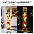 thumbnail image 6 of Glowing Christmas Door Hanger, Pre-lit Christmas Tree with Warm LED Lights, Holiday Hanging Decor for Front Door Porch Indoor Outdoor, Easy to Hang by MPOISVA, 6 of 6