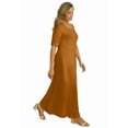 thumbnail image 3 of Jessica London Women's Plus Size Square Neck Maxi Dress, 3 of 4
