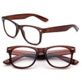 thumbnail image 2 of 2 Pack Vintage Style Reading Glasses Comfortable Stylish Simple Reader for Men & Women, 2 of 2