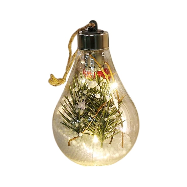 Lámpara colgante decorativa LED Colco Globo para árbol de Navidad Jardín Patio Tipo 3