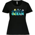 thumbnail image 3 of Inktastic All About the Ocean Women's Plus Size T-Shirt, 3 of 5