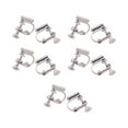 thumbnail image 1 of Guardoinrt 10pcs Ear Clip Converters Earring Accessories Handmade Fashionable Handheld Findings Turn Any Post Studs Into Clip-On Earrings Type7, 1 of 6