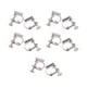 thumbnail image 1 of Qarigey Convertidores de Clip para oreja, accesorios para pendientes, hechos a mano, bricolaje, con almohadillas de plástico de bucle, Ropa, zapatos y accesorios Miscelánea Tipo7, 1 of 6