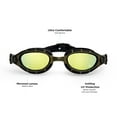 thumbnail image 3 of Dolfino Pro Finisher Adult Swim Goggle - Black, 3 of 5