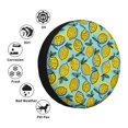 thumbnail image 4 of Fotbe Lemon Funda de Llanta de Repuesto con Estampado, Engrosada, Ajuste Universal para Jeep, Remolque, RV, SUV, Camión-14 inch, 4 of 6