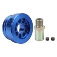 thumbnail image 2 of Oil  Plate Adapter,  Professional Oil Filter Plate Aluminium Alloy With Connector For  BRZ 2012-2019 Blue, 2 of 8