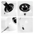 thumbnail image 2 of Taladro de uñas profesional de 30000 RPM, lima de uñas eléctrica para manicura y pedicura, herramientas de pulido de gel acrílico con 6 fresas y 50 San, 2 of 5