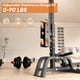 thumbnail image 4 of Máquina de remo ONETWOFIT plegable con sistema LAT Pull Down de 300 libras, 4 of 7